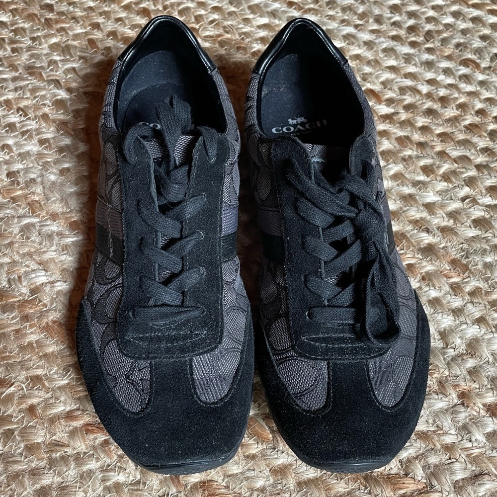 Like New Coach Sneakers - black, size 8